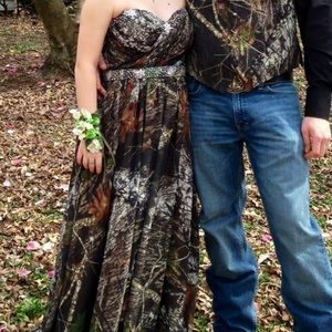 Camouflage Prom Dress